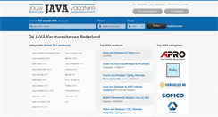 Desktop Screenshot of jouwjavavacature.nl